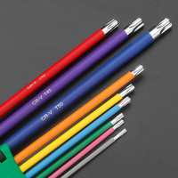 Jeu de clés Allen, boule métrique colorée, haute résistance, 1 pièce