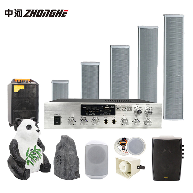 10W 20W Audio System Wall-Mountable Speaker IP66 Rated Optional PA System with 70V 100V for Background Music