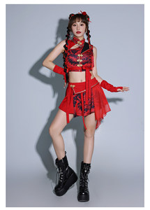 <span class=keywords><strong>ชุด</strong></span>เครื่องแต่งกายเต้นแจ๊สสำหรับผู้หญิง <span class=keywords><strong>ชุด</strong></span>ผ้าไหม/ผ้าฝ้าย สำหรับการแสดงกลุ่มผู้ใหญ่ - Product Image 5