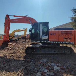 Excavatrice d'occasion 21 tonnes Hitachi ZX210, mini-excavatrice sur chenilles d'occasion, haute performance pour travaux de terrassement - Product Image 1