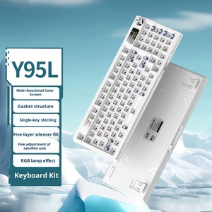 102 Keys Tri-Mode Mechanical <strong>Keyboard</strong> with Screen, RGB Wireless Gaming <strong>Keyboard</strong>, Creamy Mahjong Sound - Product Image 6