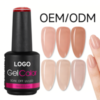 Vernis à ongles gel UV semi-permanent 15ml de haute qualité, couleur nude, vente en gros, marque privée, usine OEM, offre spéciale
