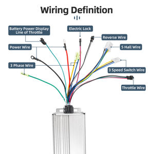 16 pouces 48V 1000W 150N.M 5-15 Km/H Diy Kit de moteur de moyeu de roue dentée électrique <span class=keywords><strong>Prix</strong></span> - Product Image 6