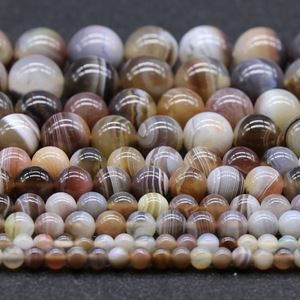 HZ nuevo Natural alrededor de 4-12mm cuentas de ágata del Golfo Pérsico cuentas sueltas para collar accesorios joyería de cristal - Product Image 5