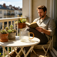Mug de voyage au design sportif - Anti-fuite, portable, compatible micro-ondes, résistant à la chaleur pour le bureau et la maison - Mug de haute qualité pour café, thé, lait