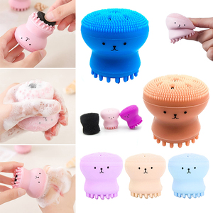 แปรงซิลิโคนแมงกะพรุนขัดผิวแปรงขัดผิวหน้าสำหรับอาบน้ำ - Product Image 5