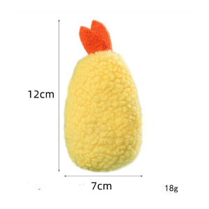 Juguete de Peluche de Perrito con Forma de <span class=keywords><strong>Hamburguesa</strong></span> y Papas Fritas, Lindos Juguetes para Perros con Sonido, Juguetes Interactivos para Mascotas con Diseño de Frutas y Dibujos Animados - Product Image 6