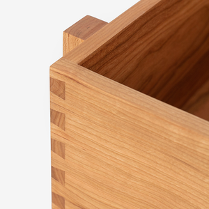 לוגו מותאם אישית בציר 3-שכבה של עץ דובדבן מוצק ספר עץ מלא - Product Image 4