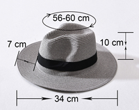 Chapeau de pêche de luxe en paille pour hommes, fait-main, unisexe, pour la plage, large bord, été, vente en gros