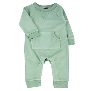 Nouveau-né Zip Onesie Barboteuse Bambou Combinaison De Nuit Bambou Fermeture Éclair Pyjamas Bambou Bébé Barboteuses Nouveau-Né Bébé Fabricant Bébé Vêtements - Product Image 3