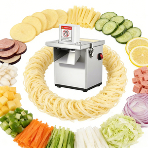 Affettatrice Professionale per Verdure con Motore 220V Henan per Hotel, <span class=keywords><strong>Resort</strong></span>, Buffet ad Alto Volume, Lavorazione di Frutta e Patate - Product Image 1