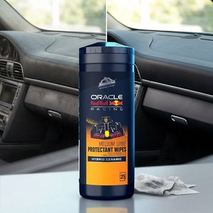 Salviette per la pulizia rapida degli interni dell'auto Red Bull Racing, senza lasciare aloni - Product Image 2