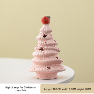 Lumières de Noël pour l'arbre, décorations de Noël, ornements en céramique - Product Image 6