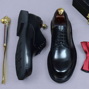 Chaussures en cuir haut de gamme Aston MG pour homme, en cuir pleine fleur, à lacets, antidérapantes, pour soirée, affaires, décontractées et trajets quotidiens - Product Image 3