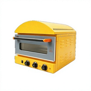 <span class=keywords><strong>Four</strong></span> à pizza électrique jaune commercial avec structure métallique, design écologique - Product Image 1