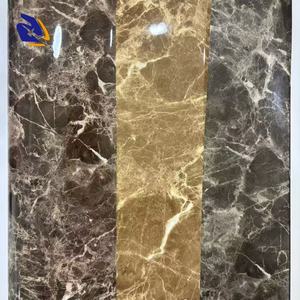 Film décoratif <span class=keywords><strong>PVC</strong></span> à prix direct usine, design marbre haute brillance pour la décoration intérieure des appartements et des maisons - Product Image 1