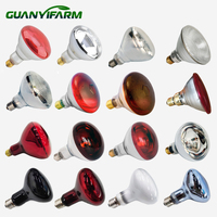 Lampe chauffante pour porcelets Guanyi Factory Sales 150W BR38 pour élevage de bétail
