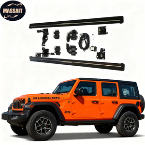 Marchepieds électriques MASSAIT améliorés 2020-2025 pour Jeep Wrangler JK tout-terrain et Toyota <span class=keywords><strong>Land</strong></span> <span class=keywords><strong>Cruiser</strong></span> LC100 <span class=keywords><strong>BJ73</strong></span> - Product Image 1