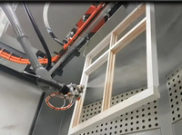 Robot de pulvérisation automatique pour meubles en bois avec programmation IA, bras robotisé pour peinture automatique sans pulvérisation visible