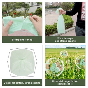 ถุงย่อยสลายได้ 100% ทำจากแป้งข้าวโพด สำหรับขายส่งเพื่อการส่งออก - Product Image 4