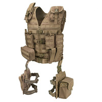 Chaleco de seguridad de sistema Molle portador de placa transpirable de alta resistencia impermeable al aire libre multifuncional equipo táctico Chaleco de caza