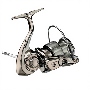 Mulinello da Pesca in Metallo Luya con Bobina Poco Profonda, Anti-Acqua Marina, Lancio a Lunga Distanza, Doppio Manovella Avvitabile, per Mano Sinistra - Product Image 4