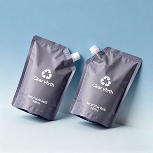 Gran oferta ecológica para detergente líquido para lavavajillas, champú líquido, recarga <span class=keywords><strong>de</strong></span> <span class=keywords><strong>plástico</strong></span> PE, <span class=keywords><strong>bolsas</strong></span> <span class=keywords><strong>de</strong></span> bolsa con boquilla <span class=keywords><strong>de</strong></span> pie - Product Image 5