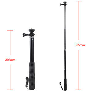 Bâton de Selfie portable extensible en alliage d'aluminium 94cm, perche télescopique pour GoPro Hero <span class=keywords><strong>9</strong></span> 8 7 6 5 4 3 OSMO Action Xiaoyi <span class=keywords><strong>Eken</strong></span> - Product Image 4