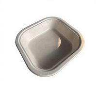 TEANHE T065 Hittebestendige voedselcontainers van bagasse, gelamineerd met CPET/PLA-folie, geschikt voor bezorging van maaltijden.