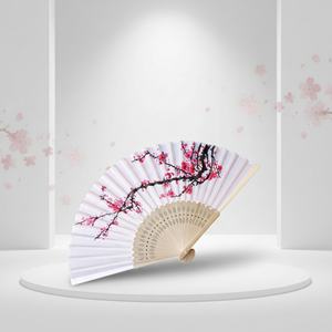 Venta al por Mayor de Abanicos Plegables de Bambú Personalizados, Abanico de Madera Simple y Elegante para Fiestas - Product Image 3