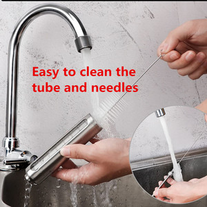 Kit de seringue d'injecteur de viande en acier inoxydable, fenêtre de mesure transparente, grande capacité de 2 oz - Product Image 4