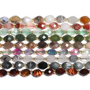 Hui Rui all'ingrosso perline di pietra naturale forma di riso ametista 6*8mm forma di riso perline di pietra per la creazione di gioielli - Product Image 2