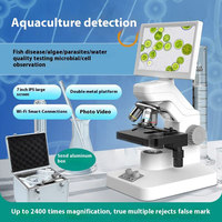 Microscope biologique avancé d'étudiant avec la focalisation fine pour l'analyse précise de lame et de spécimen