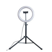 Anneau lumineux LED de haute qualité pour la photographie, avec trépied, idéal pour les diffusions en direct