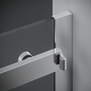 Porte de <span class=keywords><strong>baignoire</strong></span> coulissante en verre trempé poli <span class=keywords><strong>blanc</strong></span> de haute qualité sans cadre pour écran de <span class=keywords><strong>baignoire</strong></span> et salle de douche de salle de bain d'hôtel - Product Image 4