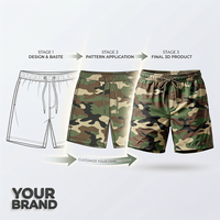 Shorts de surf performants extensibles 4 directions avec taille élastique, anti-frottement, pour sports nautiques, 100 % polyester