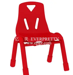 Okul öncesi ve anaokulu renkli plastik sandalye için sınıf güvenli çocuk tek sandalye