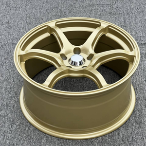 Jy 핫 세일 하이 퀄리티 휠 18x8.5 ET35 5X112/114.3 건 그레이/화이트/골드 합금 휠 승용차 바퀴에 적합 - Product Image 4