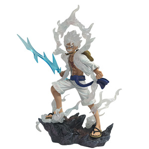 Figurine d'action japonaise, anime One Pieces, série 26cm Nika <span class=keywords><strong>Luffy</strong></span> Gear 5, figurines en mode flash d'éveil de fruits démoniaques, jouets de poupée modèle - Product Image 6