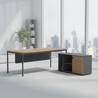 Bureau de direction de style moderne, grand bureau, bureau de direction