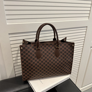 Bolso Tote a Cuadros Retro para Mujer 2026, Bolso Tote de Gran Capacidad, Bolso de Hombro Portátil de Alta Gama para Mujer - Product Image 2