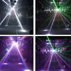 Éclairage à effet de scène à <span class=keywords><strong>prix</strong></span> d'usine 12 lampes 10W RGBW faisceau Laser polychrome lumière à tête mobile - Product Image 5