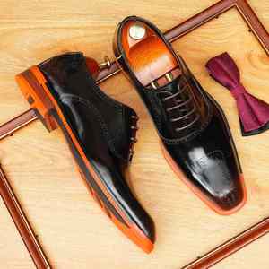 Zapatos de Cuero de Alta Calidad, Populares, Casuales de Negocios para Hombre, Mocasines de Cuero Genuino - Product Image 1