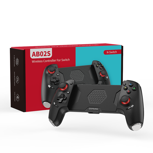 Gamwing AB02S Hall Effect Joystick Wireless Controller Nintendo Switch No Drift 6-Axis Gyro Dual Vibration Eco-Friendly