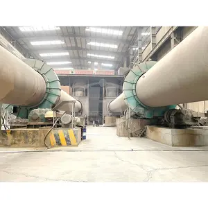 Horno rotatorio de línea de producción de cemento caliza activo pequeño y grande a la venta