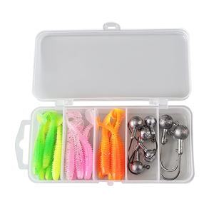 Set Combo <span class=keywords><strong>Canna</strong></span> da Pesca e Mulinello da <span class=keywords><strong>Spinning</strong></span> in Fibra di Vetro <span class=keywords><strong>per</strong></span> Acqua Dolce da 1,8 m e 2,1 m con Kit di 23 Esche - Product Image 3
