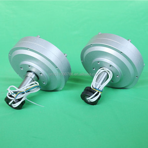 Alternateur PMG à aimant vertical sans noyau 100W 500 tr/min 12V 24V, générateur à rotor externe pour bricolage - Product Image 3
