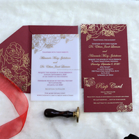 Invitaciones de Boda Acrílicas Modernas de Lujo Blancas con Impresión Personalizada, Estilo Cruz Musical con Ángel, Tarjetas de Menú Románticas, Novedad 2026
