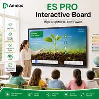 Pizarra Digital Amdox ES de 110 Pulgadas para Enseñanza, Pizarra Interactiva Inteligente para Aulas Grandes y Salas de Capacitación
