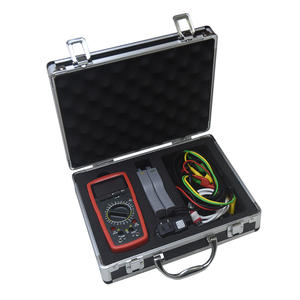 Medidor de voltametría de Motor de voltaje alterno Digital de gran calibre Abrazaderas dobles Medidor de voltios-amperios Medidor de abrazadera de voltímetro de fase - Product Image 1